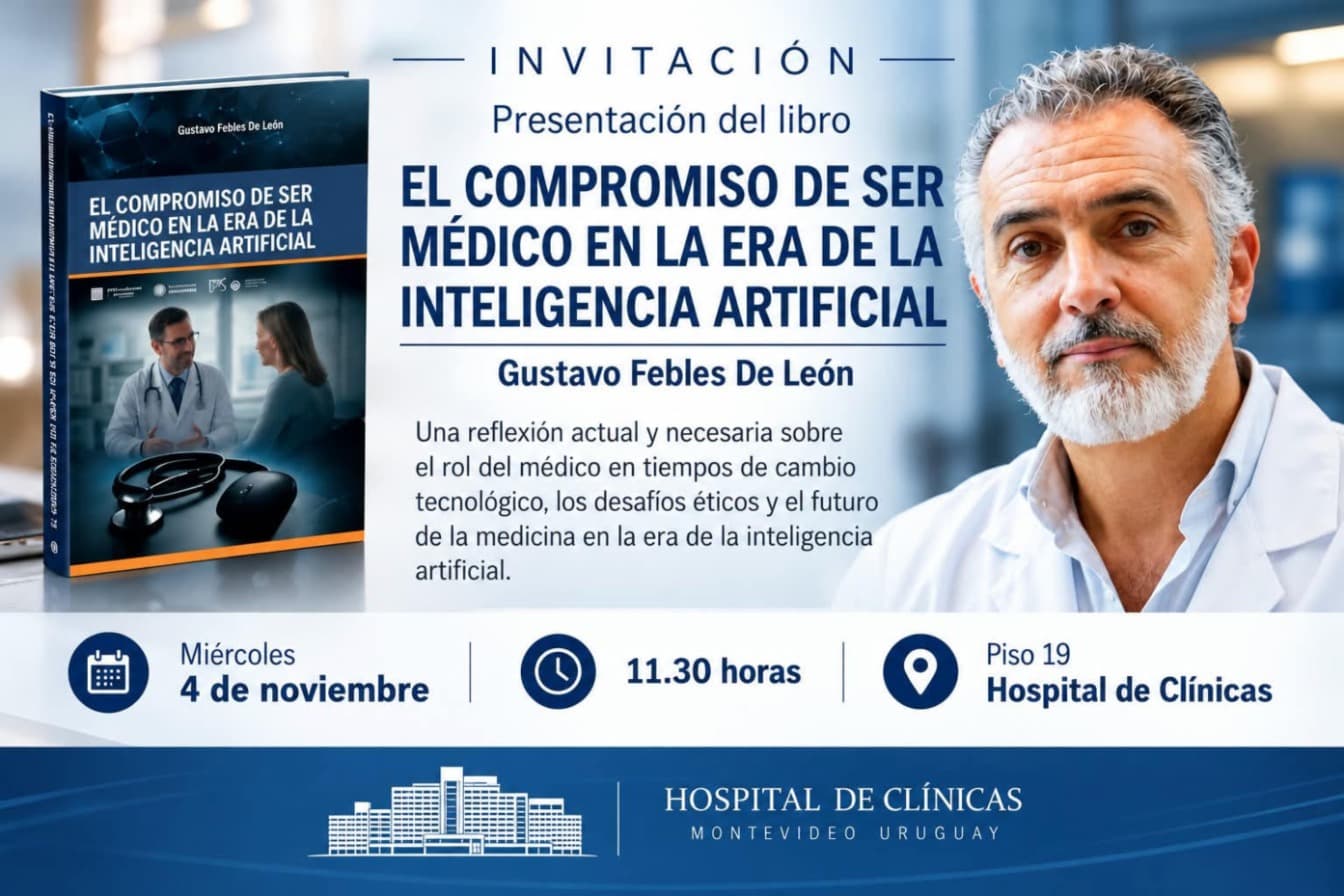 Presentación del libro “El compromiso de ser médico en la era de la Inteligencia Artificial”